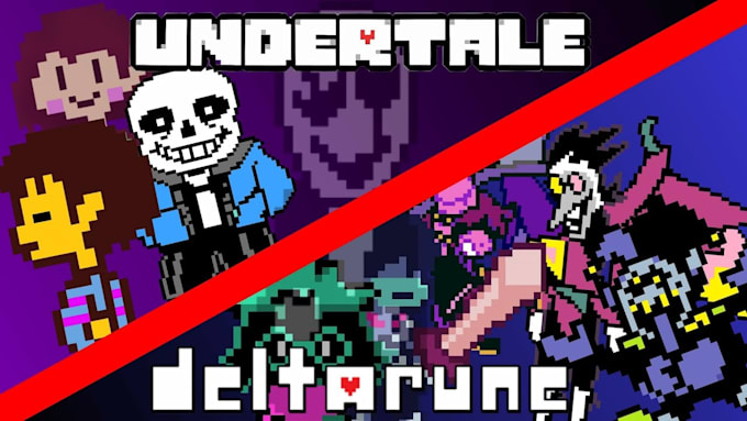 create custom undertale deltarune oc sprites and animation for your fangame