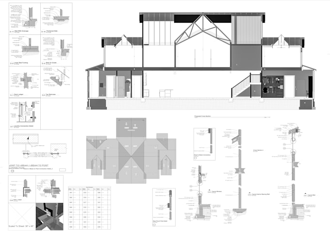 do architectural design permit drawings in autocad revit bim