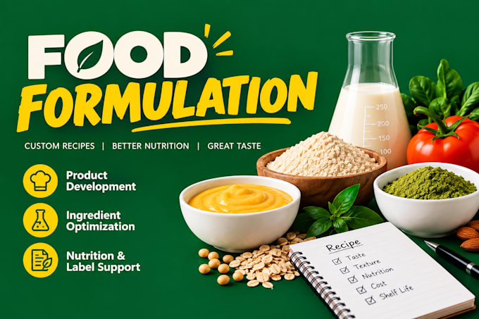 do food formulation, vitamin formulation and product development