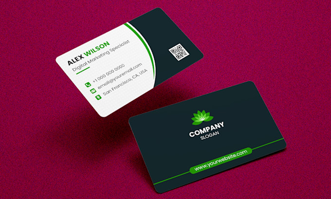 design a modern professional business card