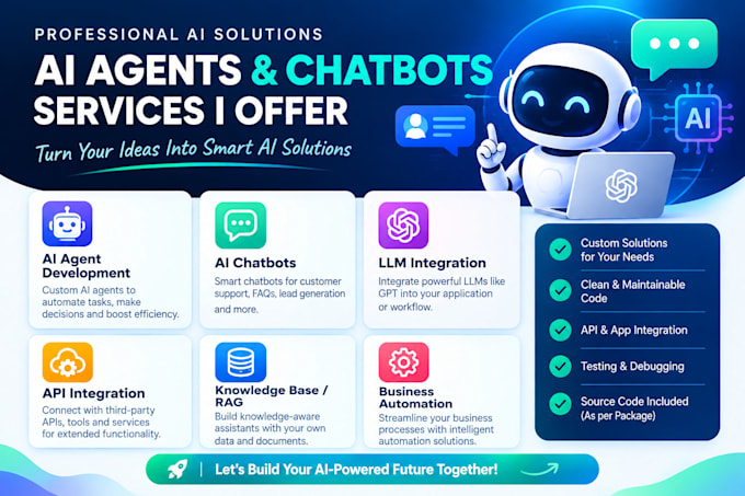 build ai agents, chatbots, and llm automation
