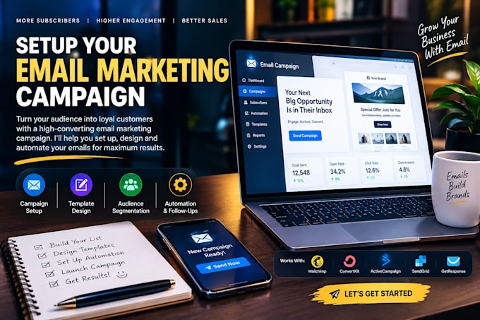 setup your email marketing campaign email marketing
