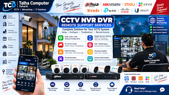 setup and troubleshoot cctv nvr dvr remote access