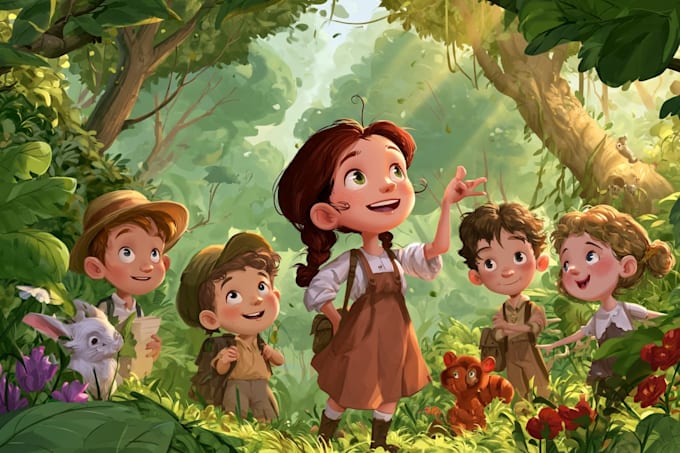 illustrate children book illustration