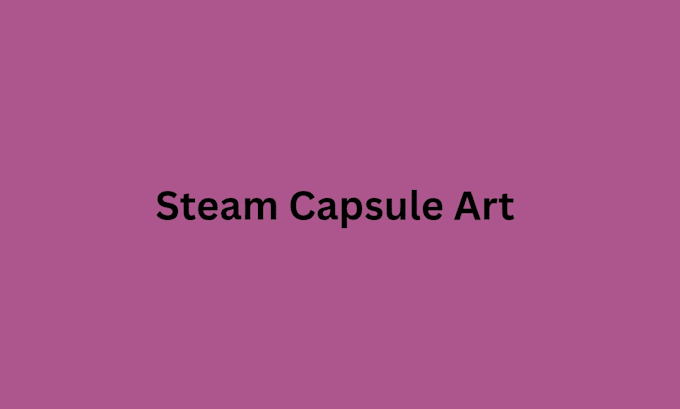 do steam game art capsule design for unity roblox and rpg