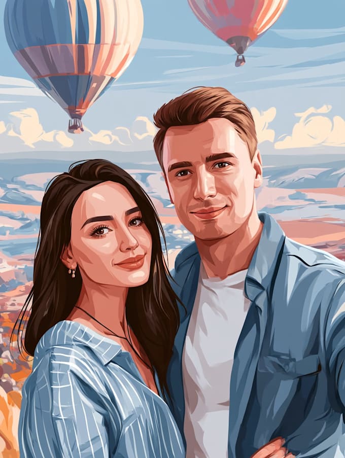 make a disney portrait cartoon character
