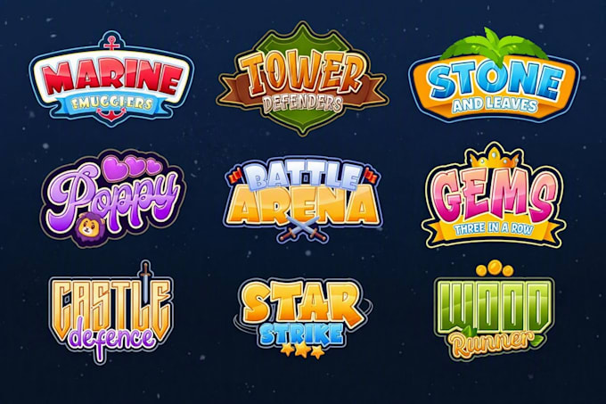 create a high quality logo designs for roblox, games etc