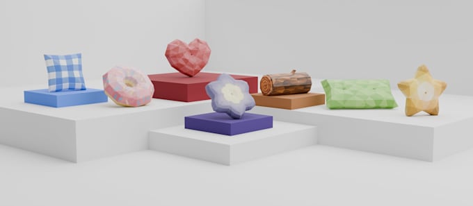 create lowpoly assets for your game