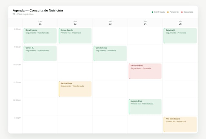 organizo y administro tu agenda