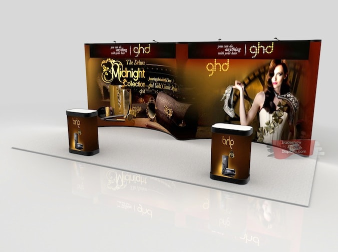 design a backdrop,tradeshow booth or retractable banner