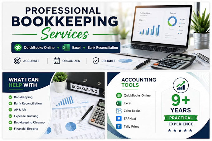 do bank reconciliation and prepare bank reports