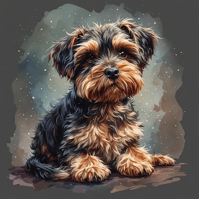 draw your pet in watercolor