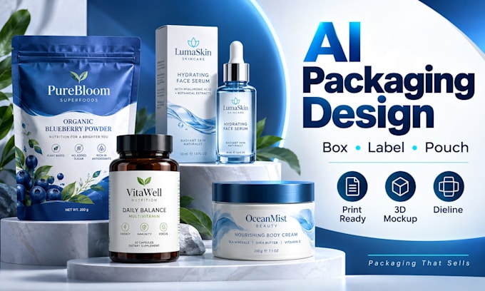 create ai packaging design ai generated packaging and ai product packaging