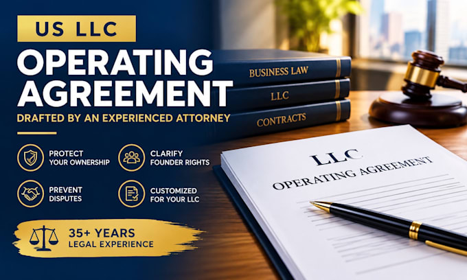 draft binding operating agreement to resolve founder equity disputes for US llc