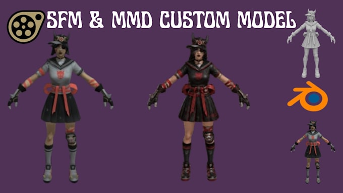 create, edit, port an rig custom sfm and mmd model