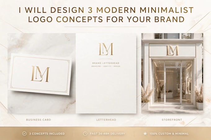 design modern minimalist  logo