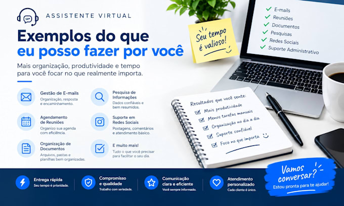 a sua assistente virtual
