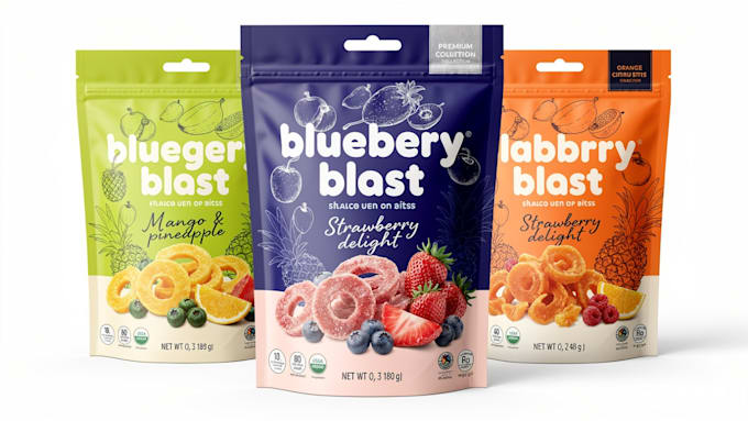 modern and professional packaging design