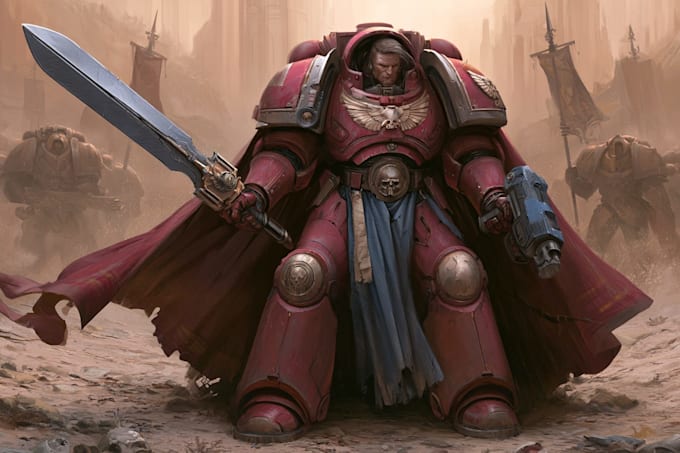 design warhammer 40k character
