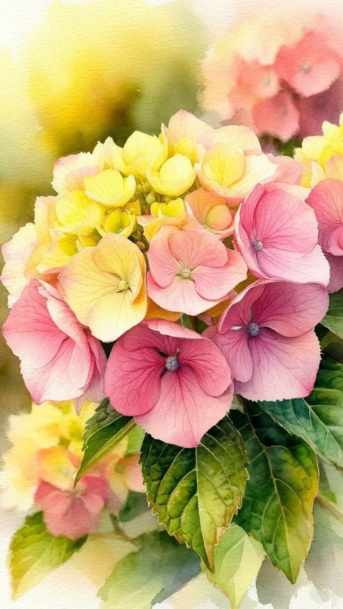 draw botanical illustrations of flowers
