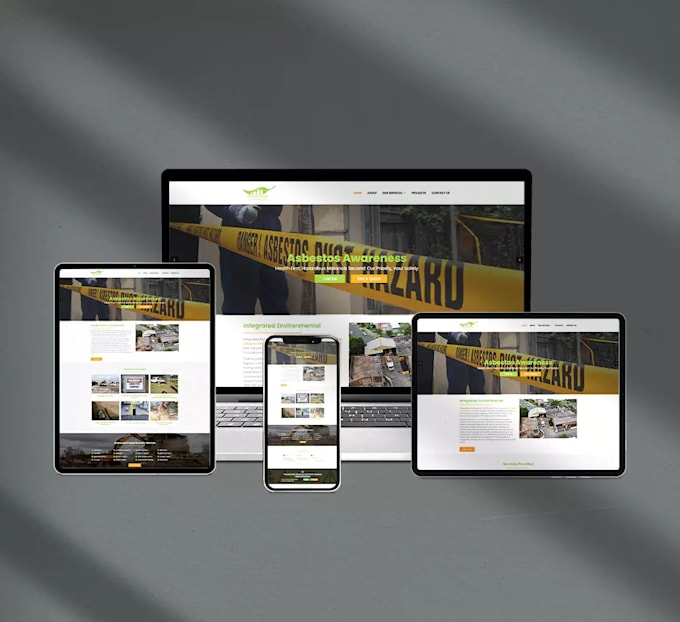 design and develop a modern responsive business website