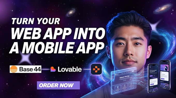 convert website to base44 loveable replit mobile app to ios,android on capacitor