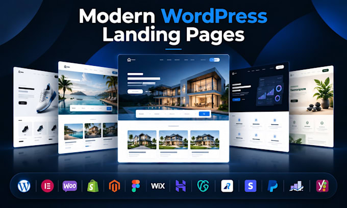 to design a landing page in wordpress