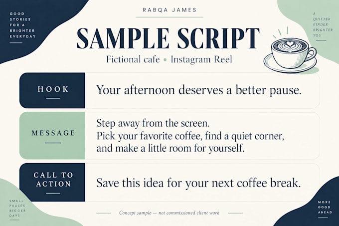 write short video scripts for instagram reels and youtube shorts