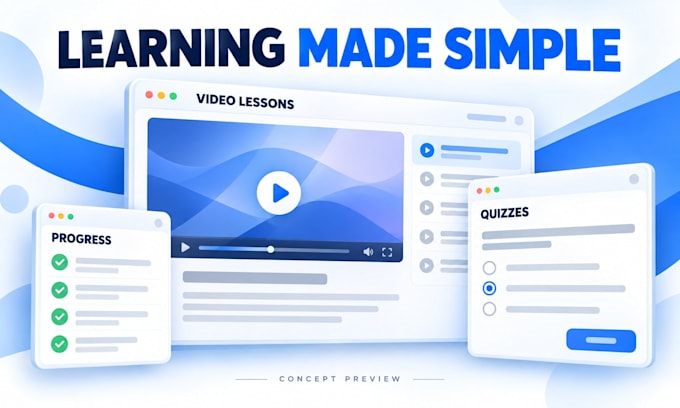 build a custom lms website for your courses and training