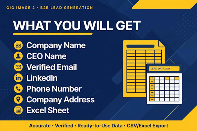 generate highly targeted b2b leads with CEO emails and addresses