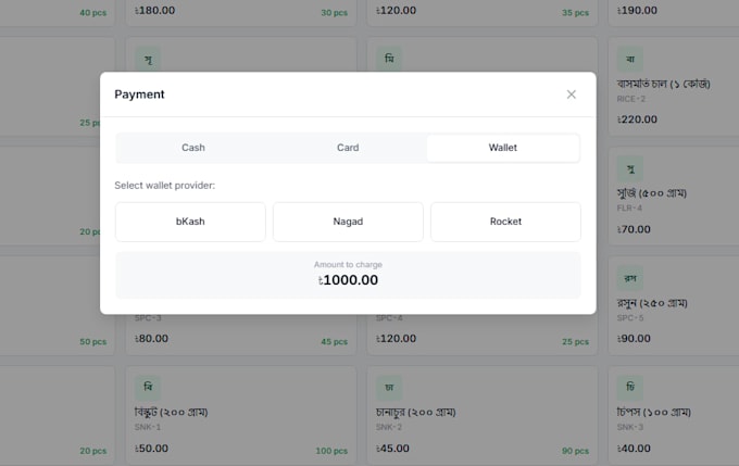 a complete pos system with nextjs tailwind CSS