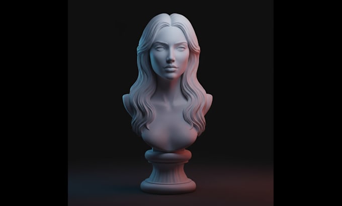 sculpt custom 3d character and bust, stl for 3d printing miniature