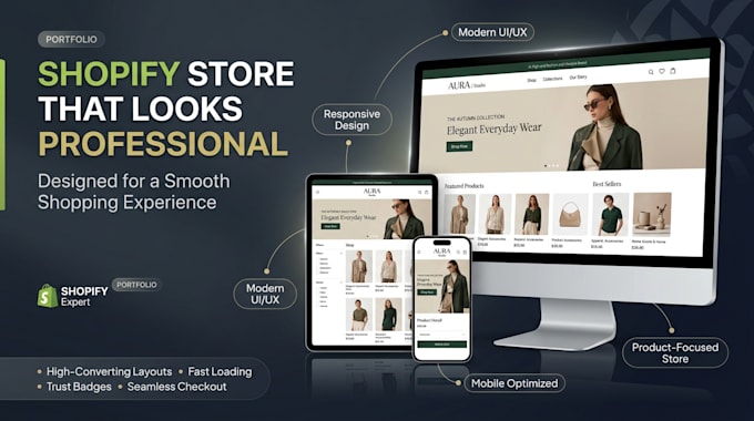 design a professional shopify store