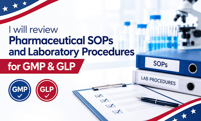 review pharmaceutical sops and laboratory procedures for gmp glp