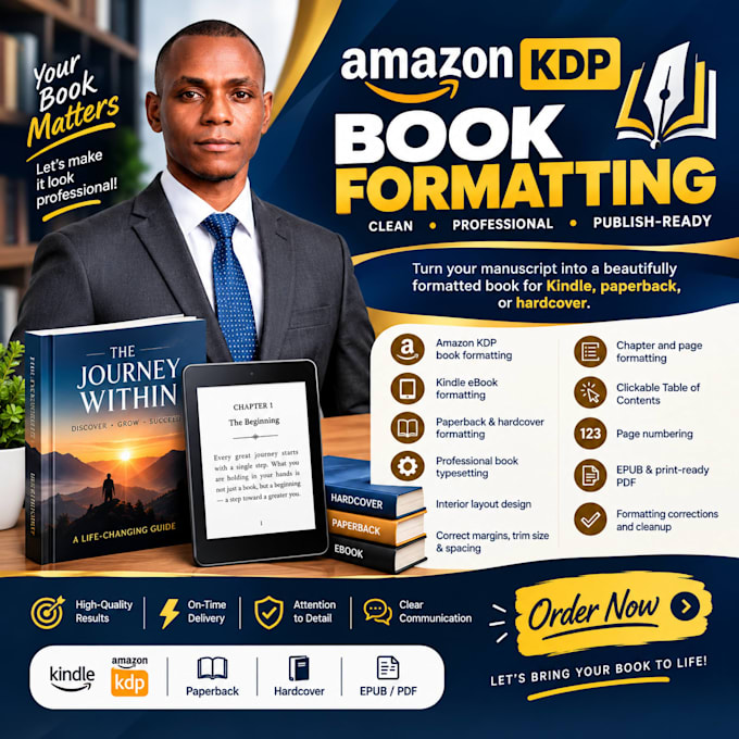 ingramspark book formatting, paperback formatting editing KDP publishing toc