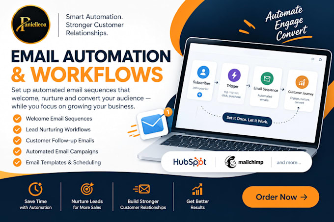 set up email automation and automated workflows