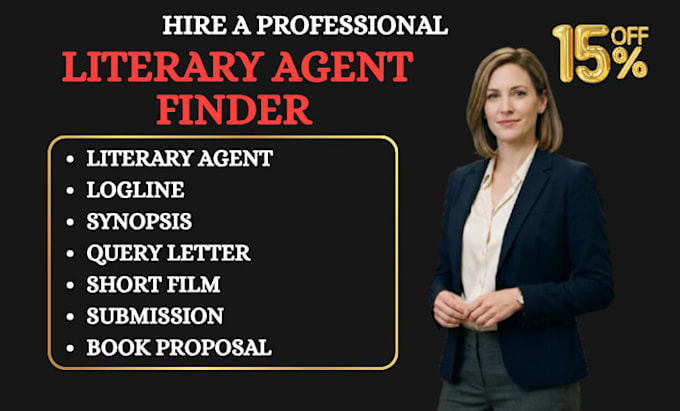 find active literary agent, write logline, synopsis, query letter, book proposal