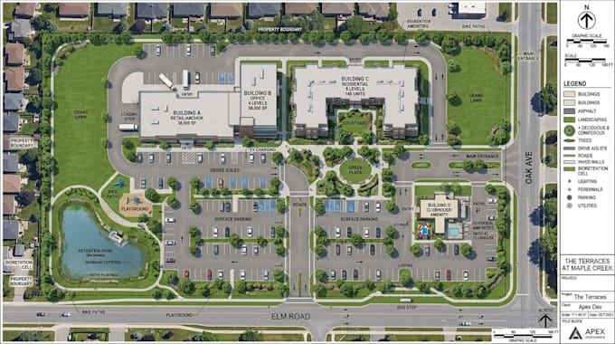 create park map, illustrated map, visitor map wayfinding map and site plan