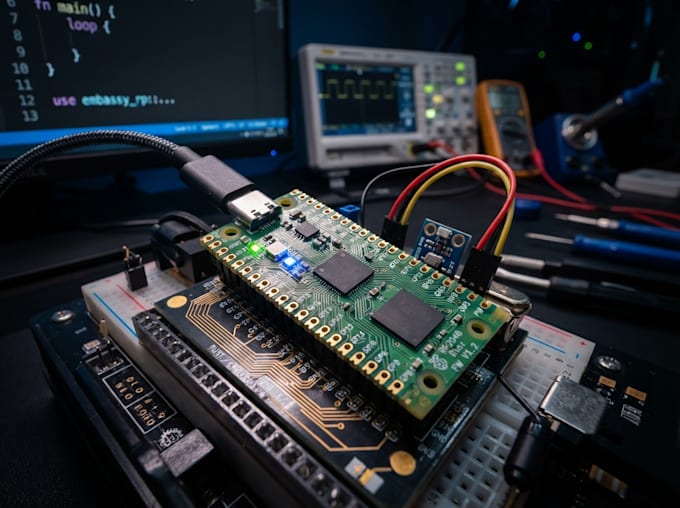develop raspberry pi pico, rp2040 and embedded firmware