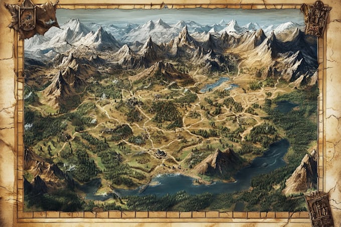 custom fantasy maps for you