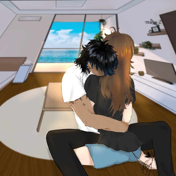 draw nsfw and normal illustration anime artwork