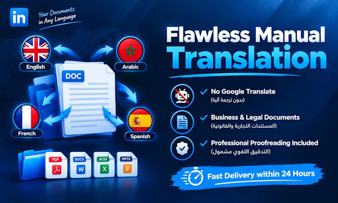 provide professional translation in four languages