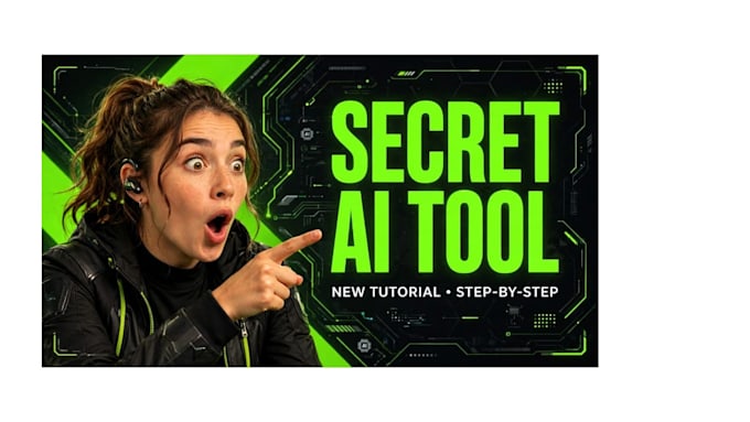 design 1 modern  eye catching viral youtube thumbnail