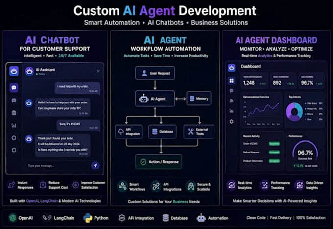 build ai calling agent, chatbot, booking and appointment system