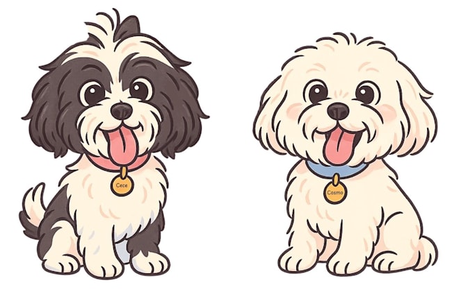 draw awesome pet line art in 24 hours