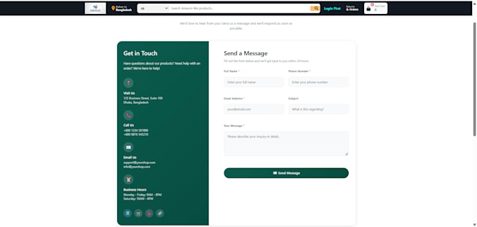 build custom ecommerce website using python django and ajax