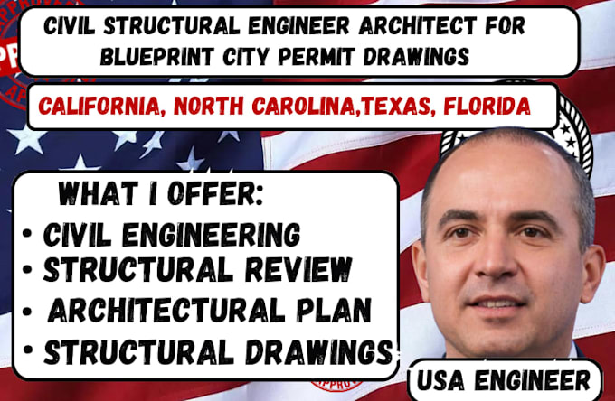 be your structural engineer for structural design and civil engineering in USA