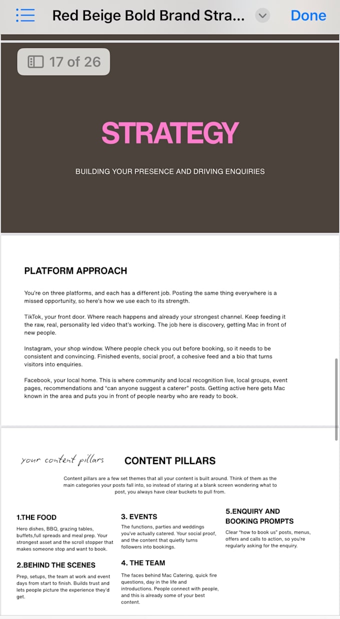 audit your social media and create a content strategy
