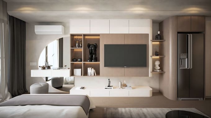 design 3d studio home, apartment design