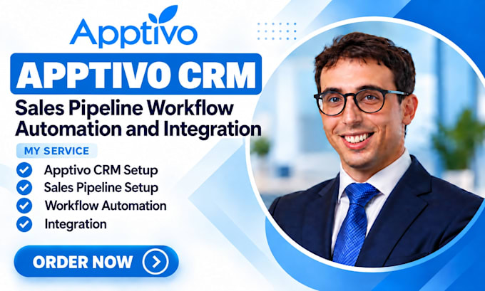 setup apptivo CRM sales pipeline workflow automation and integration